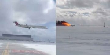 VIDEOS: Así ocurrió el accidente del avión de Delta Airlines en Toronto, Canadá