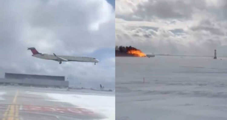 VIDEOS: Así ocurrió el accidente del avión de Delta Airlines en Toronto, Canadá