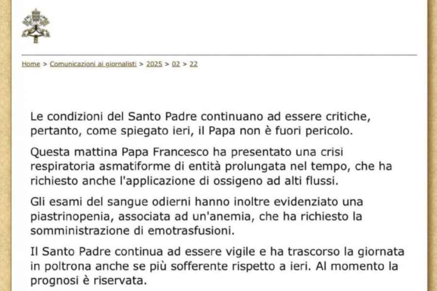 Vaticano salud Papa Francisco (1)