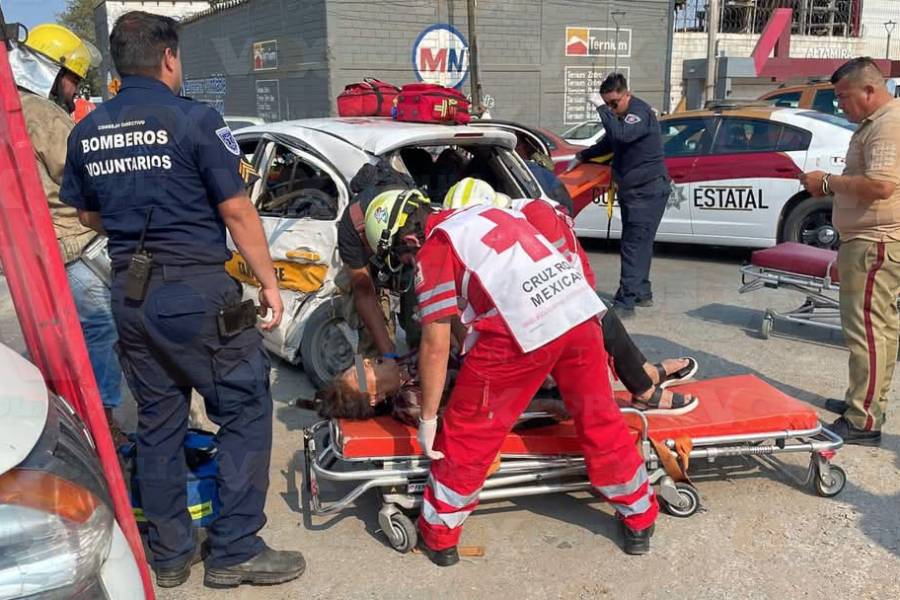 accidente de tránsito en Altamira