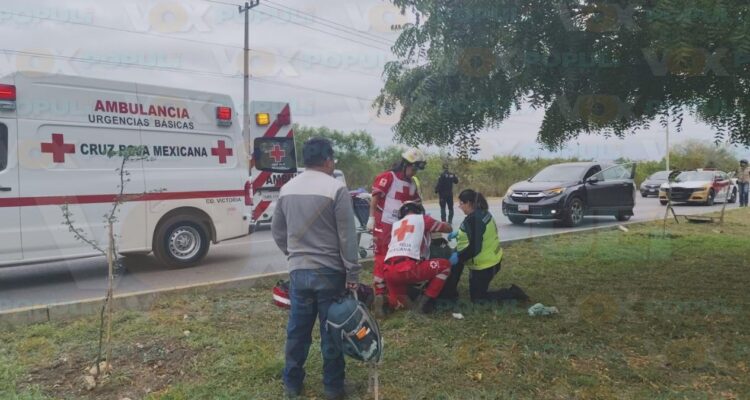 accidente en libramiento de Ciudad Victoria
