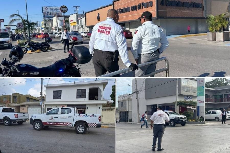 agentes de tránsito Ciudad Madero