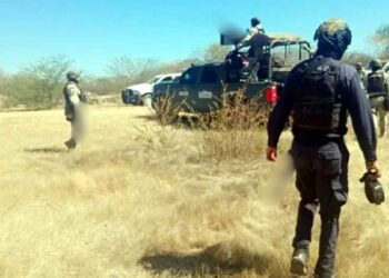 agentes lesionados drones Apatzingán
