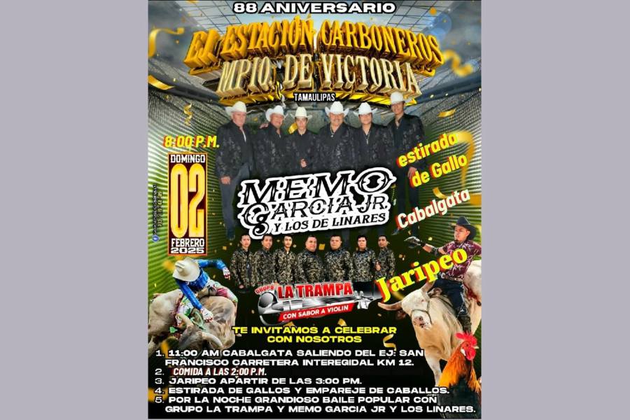 aniversario del ejido estación Carboneros