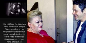 artistas despiden Paquita Barrio