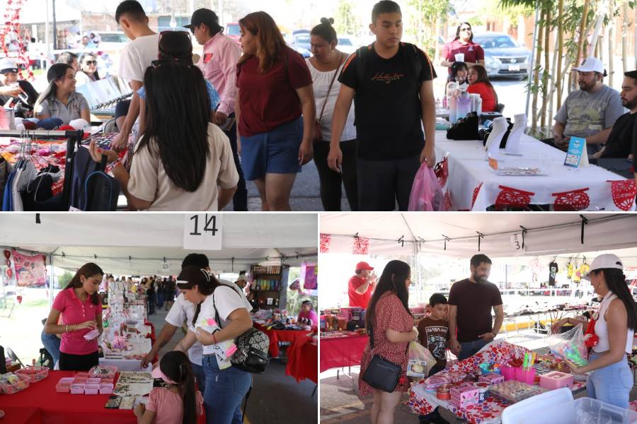 bazar de San Valentín en Nuevo Laredo