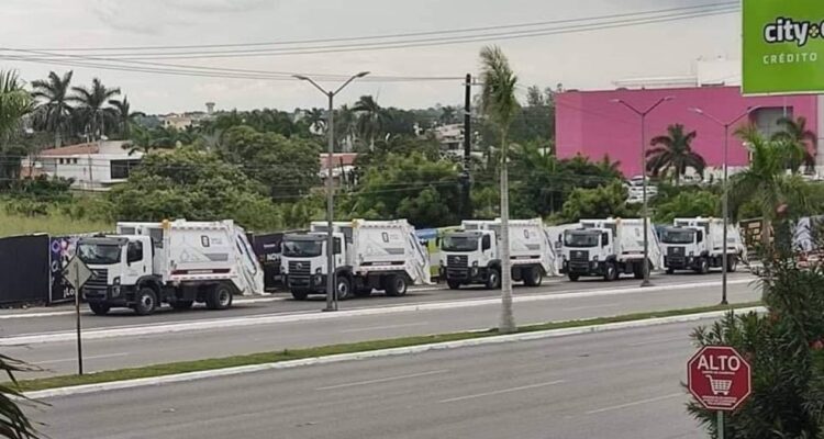 camiones de recolección de basura Tampico