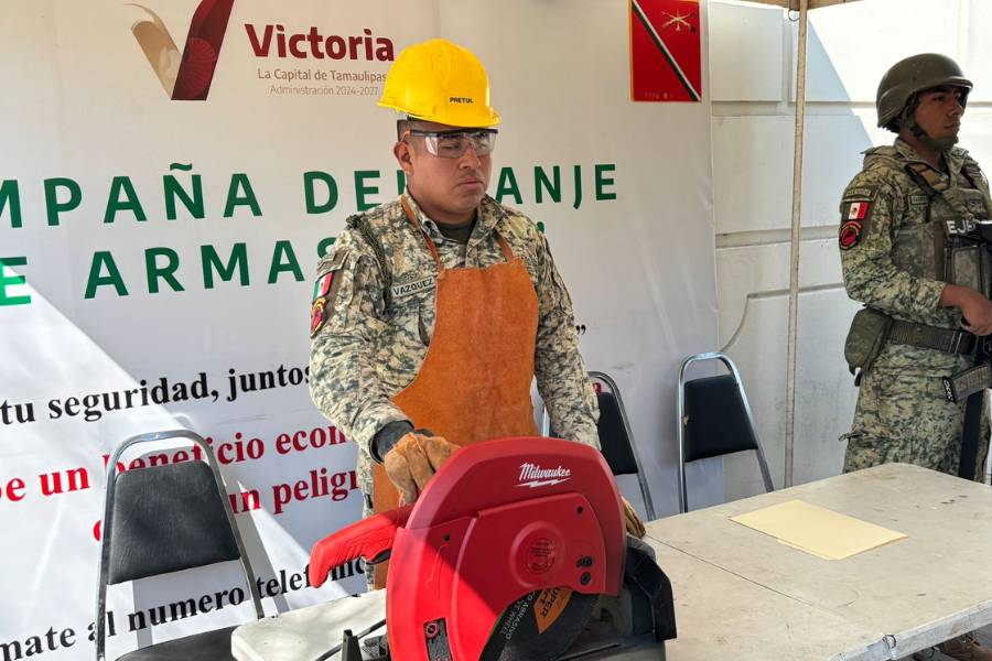 canje de armas 2025 en Victoria