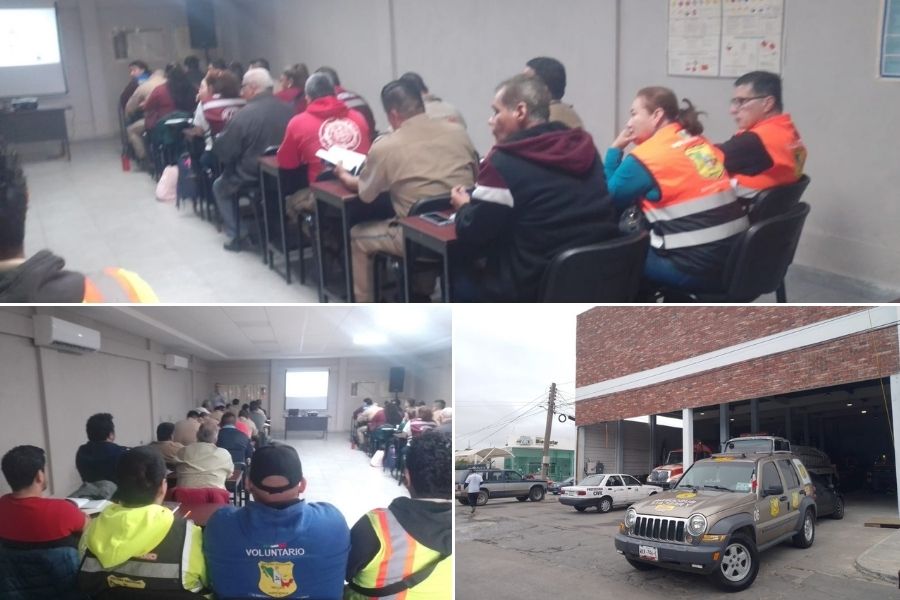capacitación de cuerpos de emergencia Tampico