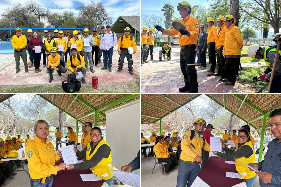 capacitación para brigadistas forestales Tamaulipas