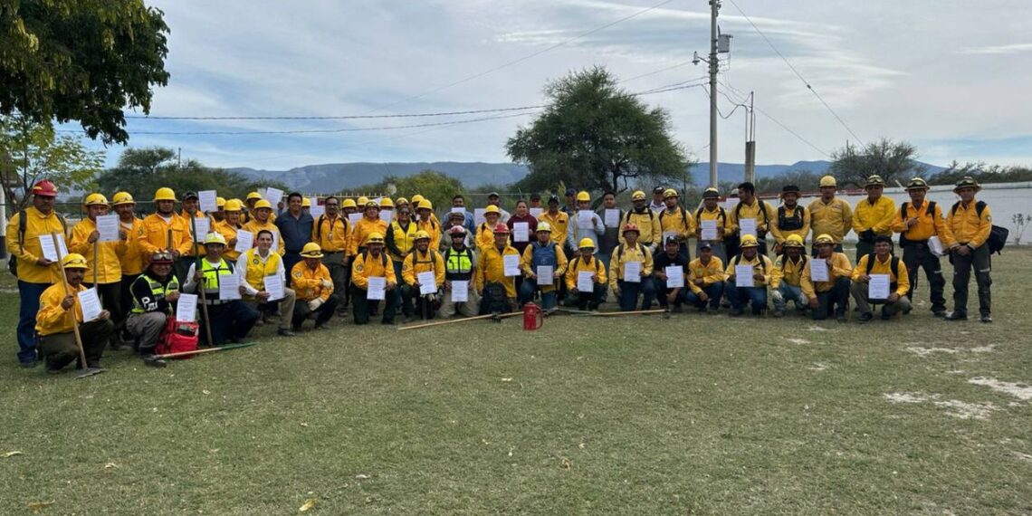 capacitación para brigadistas forestales Tamaulipas