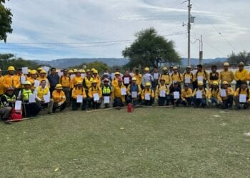 capacitación para brigadistas forestales Tamaulipas
