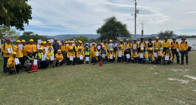 capacitación para brigadistas forestales Tamaulipas