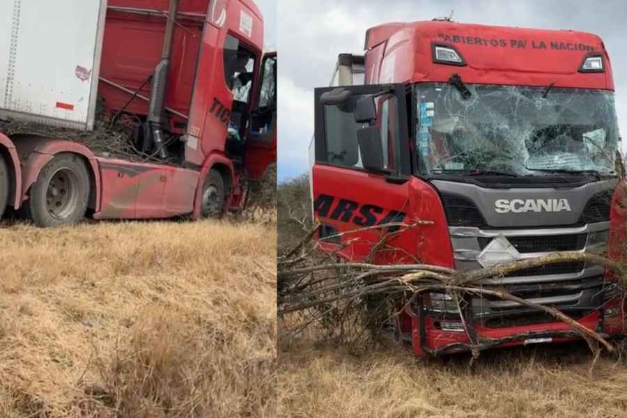 chofer vuelca Monterrey Victoria (1)