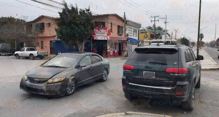 choque en la colonia satélite de victoria
