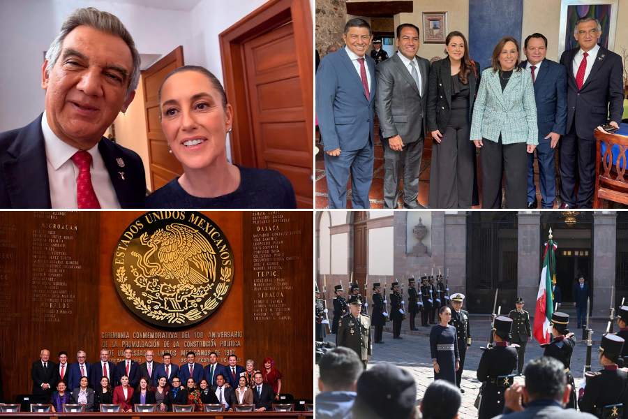 conmemoración del 108 aniversario de la Constitución