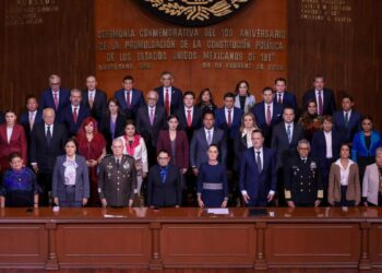 conmemoración del 108 aniversario de la Constitución