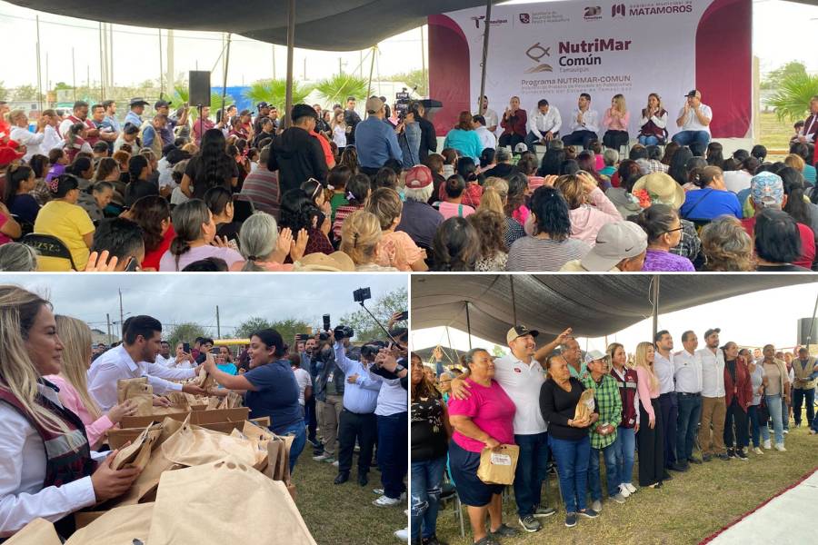 cuarta entrega de programa Nutrimar en Matamoros