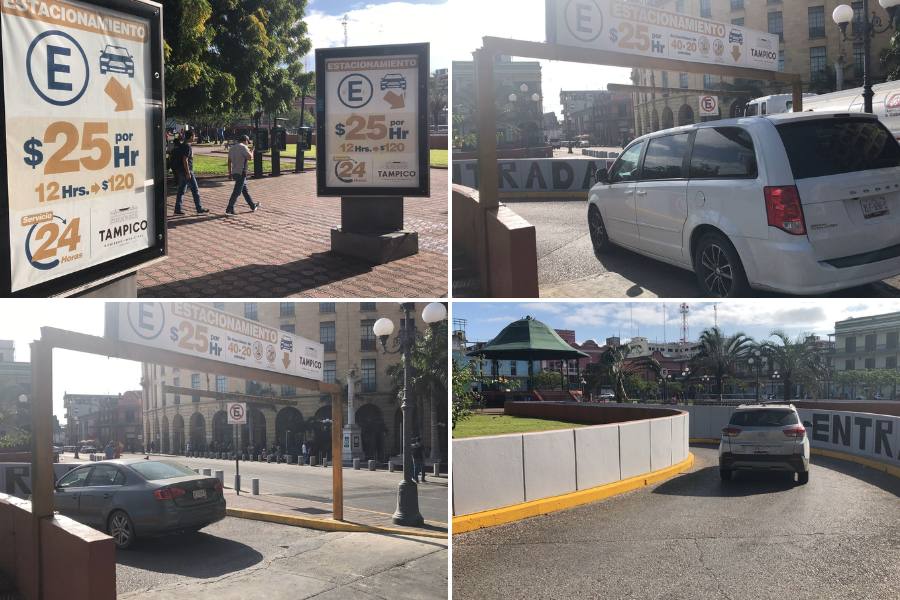 descuento en estacionamiento del mercado de Tampico