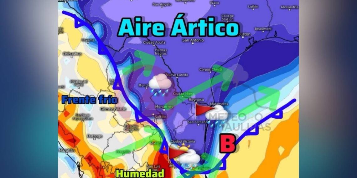 frente frío 28 en tamaulipas
