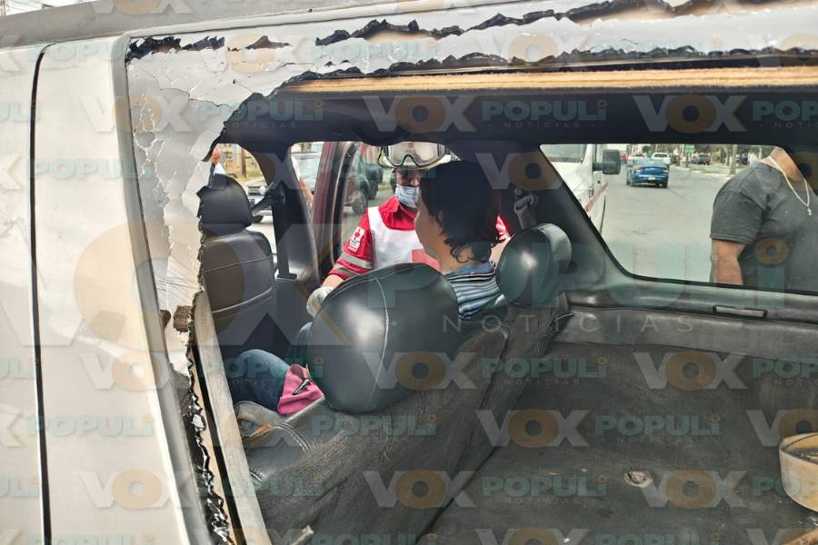 fuerte choque en Ciudad Victoria