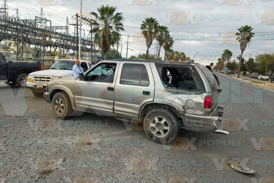 fuerte choque en Ciudad Victoria