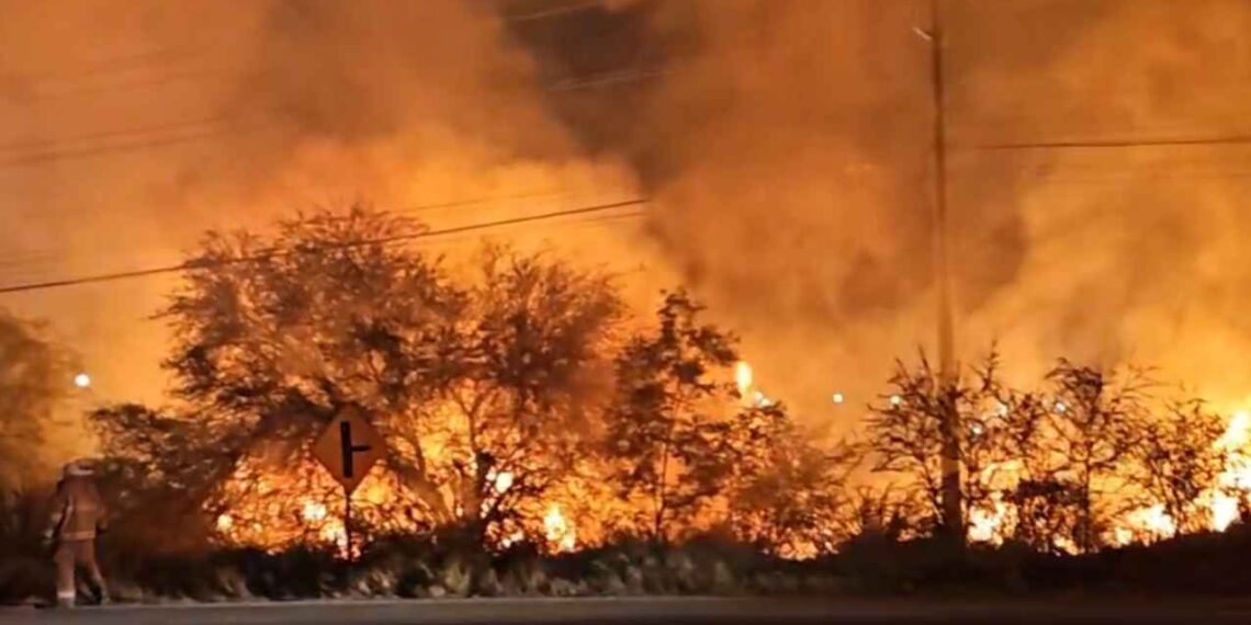 incendio pastizal Victoria