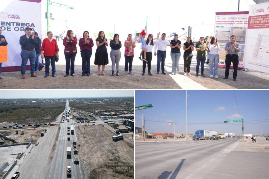 infraestructura vial en Nuevo Laredo