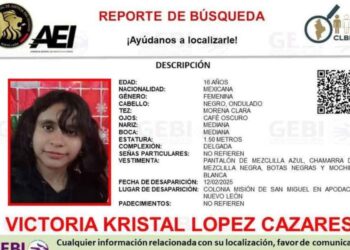 _ localizar jovencita desaparecida Apodaca (1)