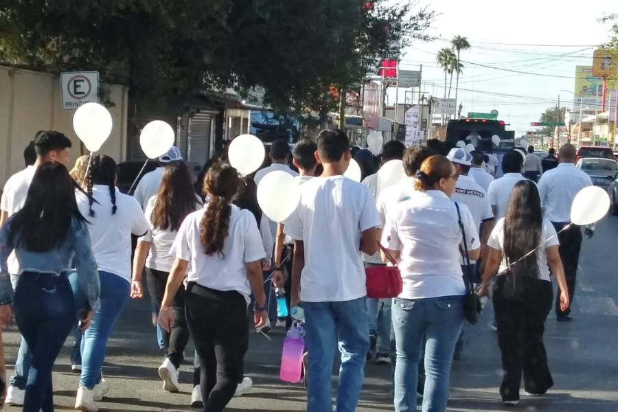 marcha por la paz en Nuevo Laredo