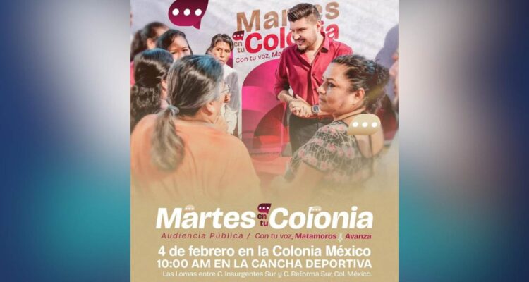 martes en tu colonia matamoros