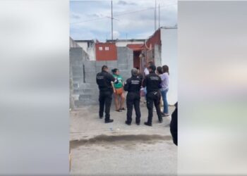 niña en vía pública Matamoros