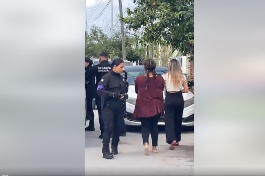 niña en vía pública Matamoros