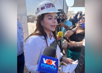 obra de reencarpetado en Nuevo Laredo