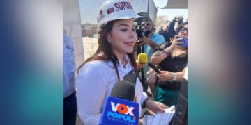 obra de reencarpetado en Nuevo Laredo