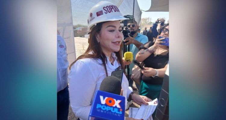 obra de reencarpetado en Nuevo Laredo