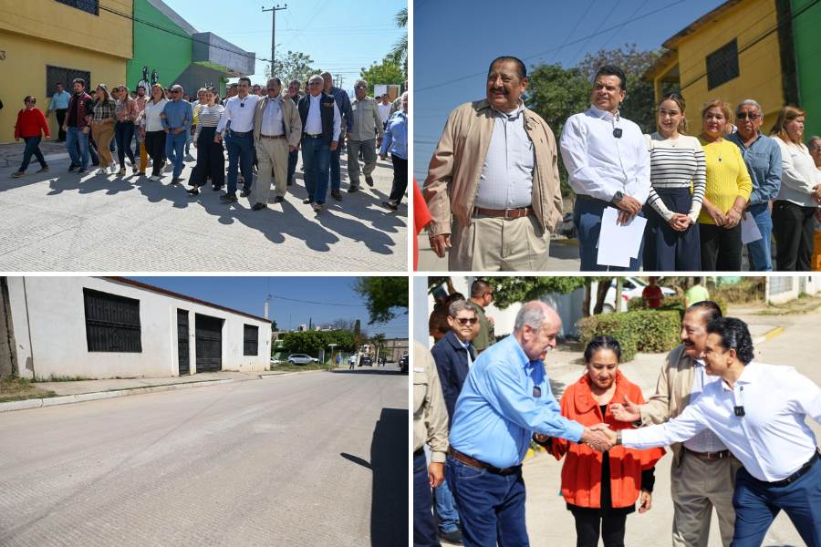 pavimentación en colonia Del Maestro