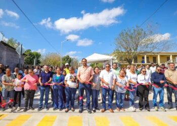 pavimentación hidráulica en colonia de Reynosa