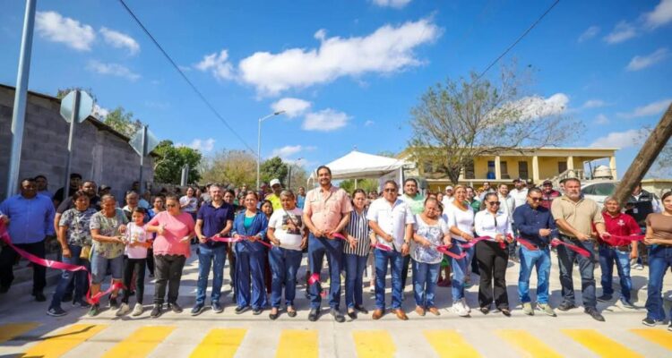pavimentación hidráulica en colonia de Reynosa