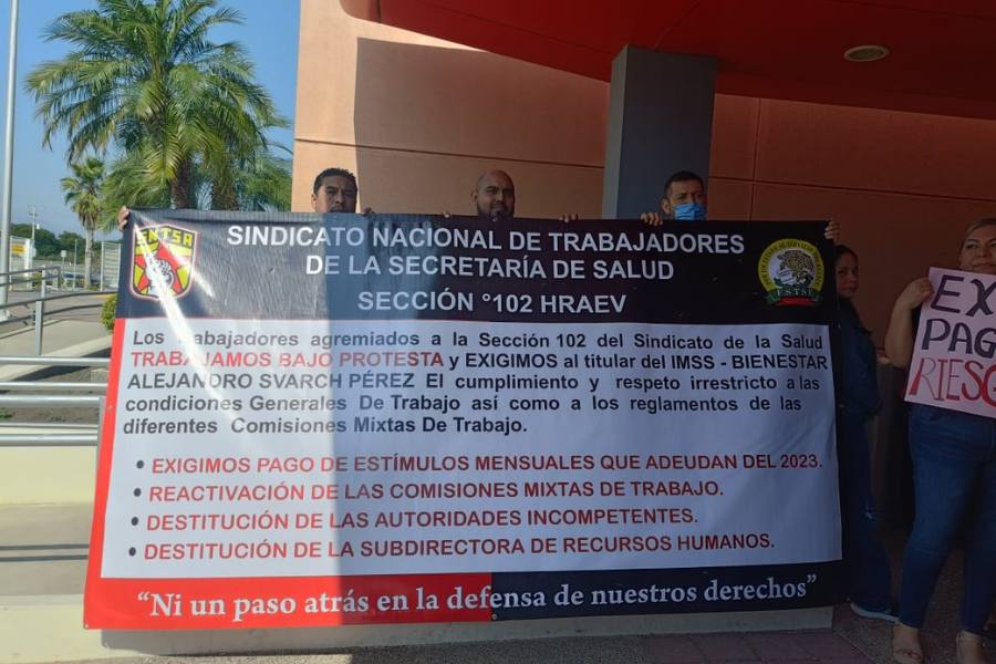 protesta en hospital de alta especialidad en victoria