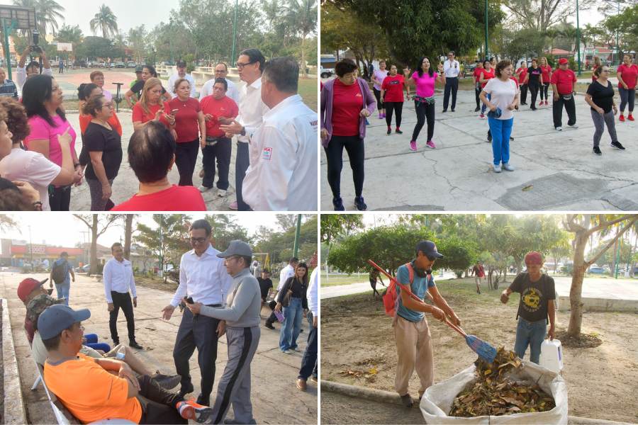 rehabilitación de espacios públicos en Madero