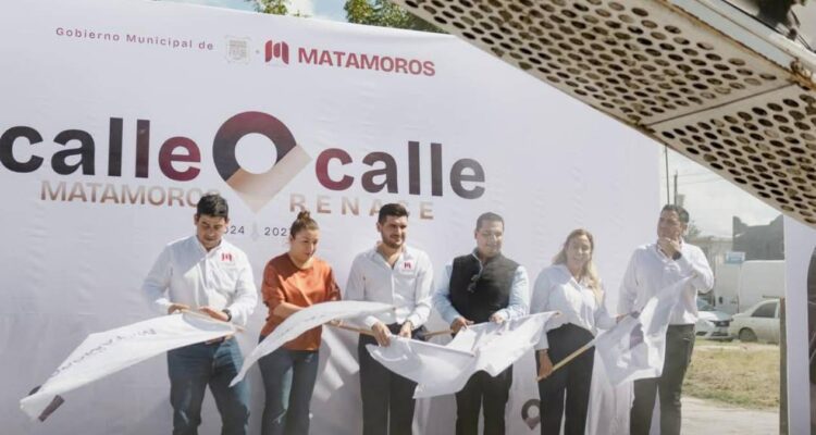 rehabilitación urbana en Matamoros