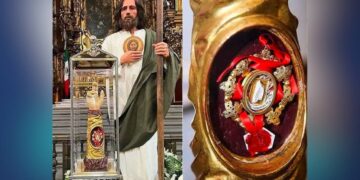 reliquia de San Judas Tadeo en Victoria
