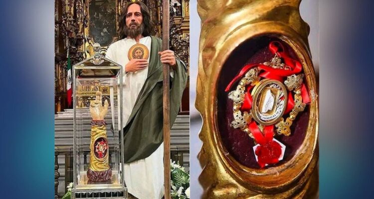 reliquia de San Judas Tadeo en Victoria