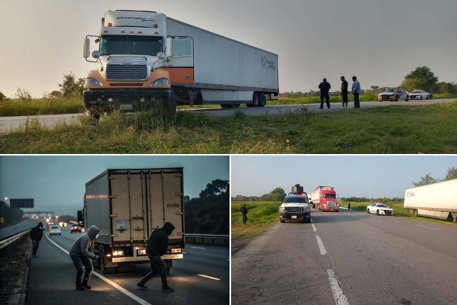 robo al transporte de carga Tamaulipas