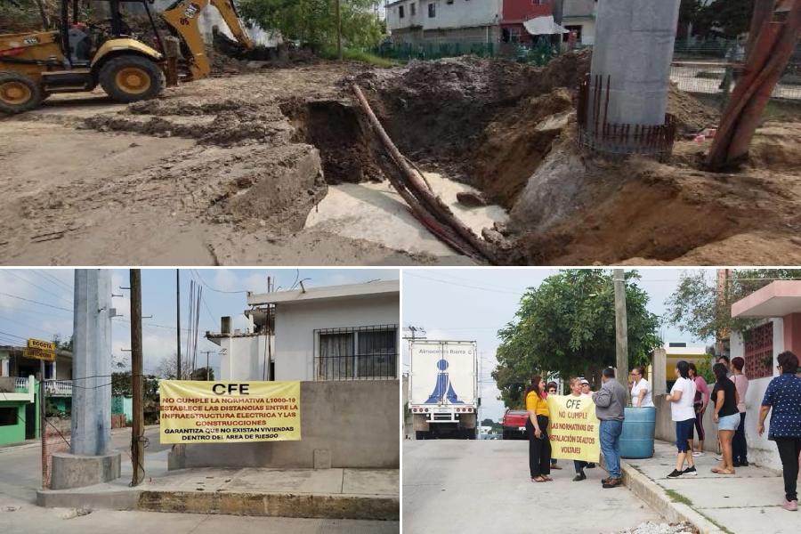 torres eléctricas en Tampico