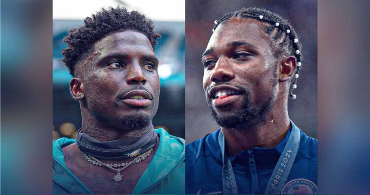 ¡Habrá carrera entre Tyreek Hill y Noah Lyles!