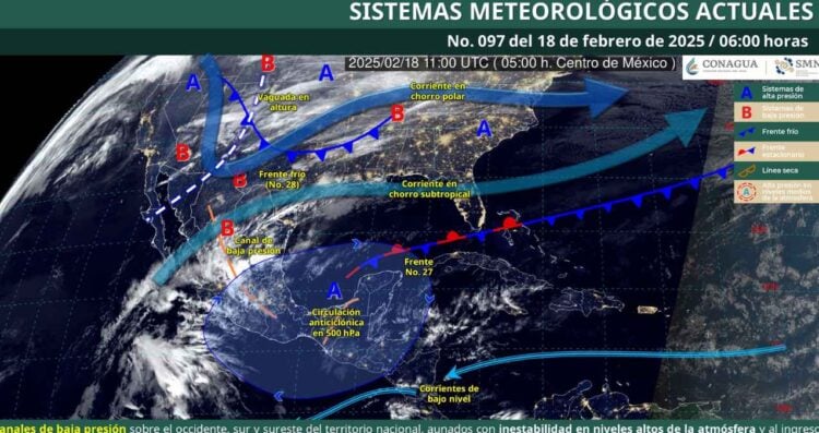 ¿Cuáles estados tendrán lluvias fuertes este martes, según el SMN?