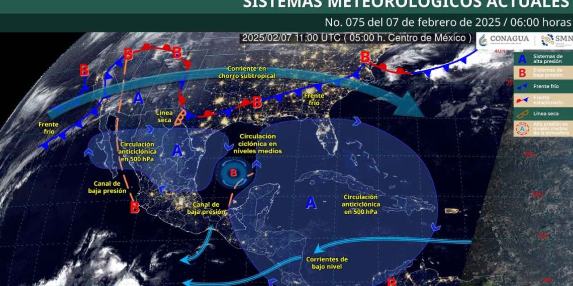 ¿En qué regiones de México se registrarán lluvias este viernes?