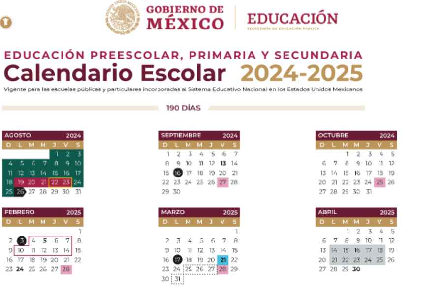 ¿Habrá otro megapuente para los estudiantes en febrero 2025, según el calendario de la SEP?